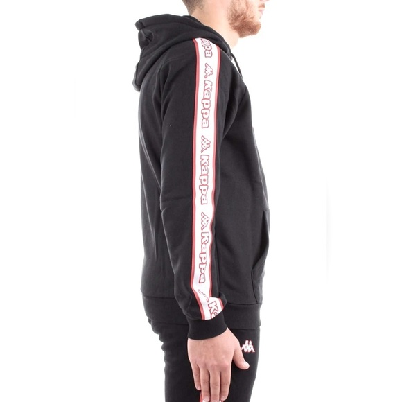 Kappa  Omini drawstring hoodie/long sleeve w/ logo tape/ central kangaroo pouch - Picture 4 of 6